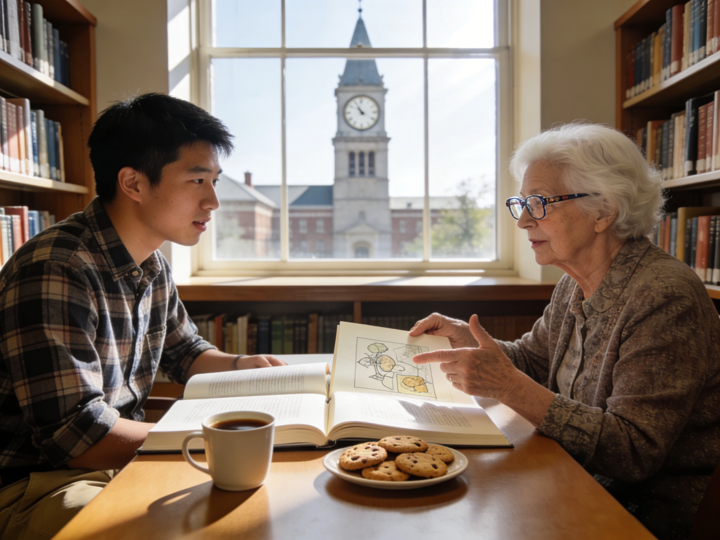 留学生与海外家庭